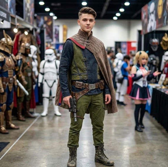 Starwars Inspired Resistance Officer Cosplay Costume - Handmade