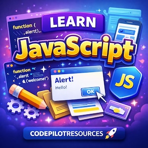 JavaScript Beginner Guide | Web Development Coding Study (Instant Download PDF)