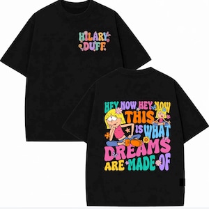 This Is What Dreams Are Made Of Retro Wash Shirt, Tour Comfort Color Shirts, Retro 2000s Lizzie McGuire Inspired T-Shirt image 1