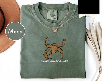 Amaze Rocky Alien Shirt, Funny Sci-Fi Quote Space Graphic Print Tee, Comfort Colors® Sci-Fi Gift