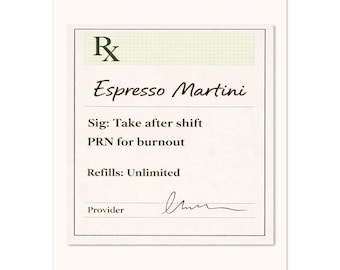 Espresso Martini Rezept Poster