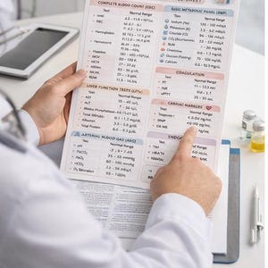 Foglio di riferimento dei valori di laboratorio immagine 3