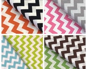 Chevron Fabric black, orange, aqua, lime,pink, green, gray by Riley Blake Fabrics, broadcloth quilting medium chevron fabric sold by Yard