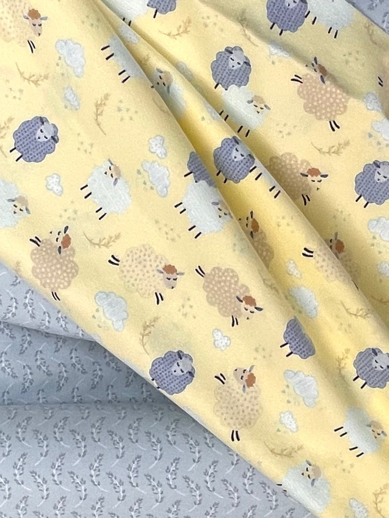 Sweet Dreams Sheep Flannel by Kanvas Studio With Benartex Etsy