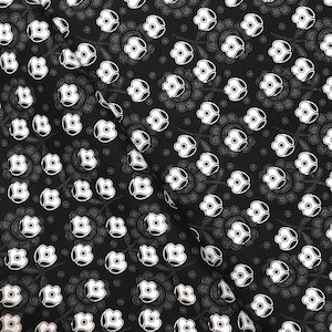 Couturiere Parisienne Dot in Black white fabric, cotton quilting fabric, Riley Blake Designs black white cotton fabric, quilting sewing