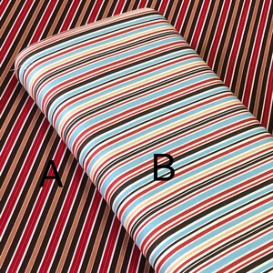 Cowboy rodeo western fabric, beige blue red striped Rodeo Rider Roundup by Riley Blake,  by the yard, quilting cowgirl