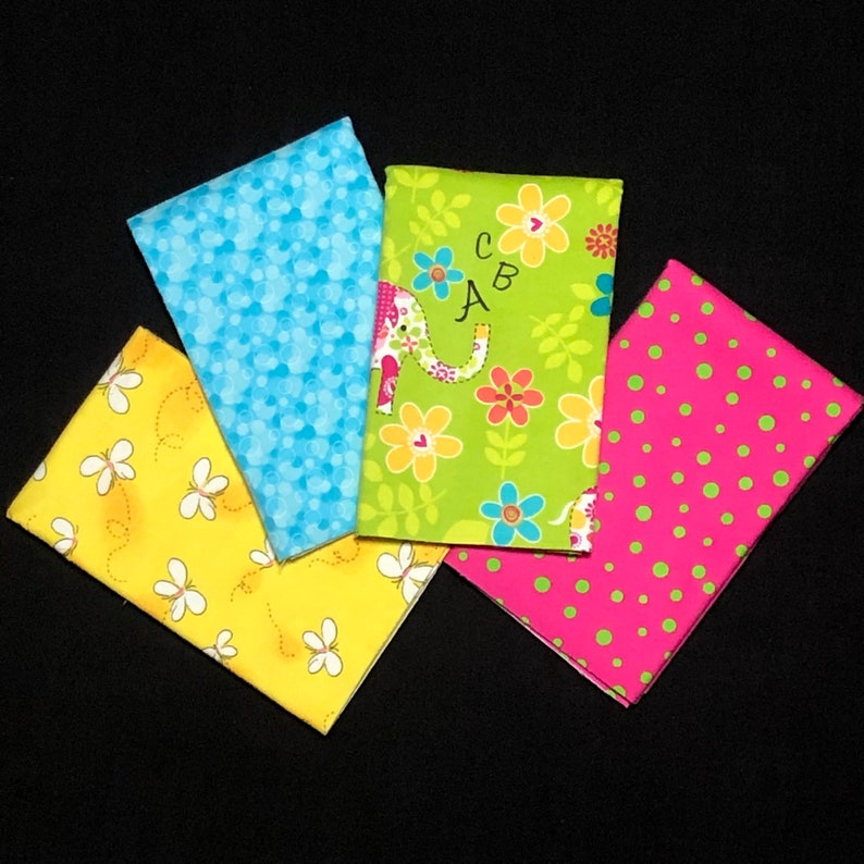 Baby Elephant 1/2 yard fabric bundle FLANNEL flowers | Etsy