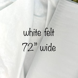 Wollfilzmischung 182cm breit, 1/4 Meter, 1/2 Meter, 3/4 Meter oder 1 Meter -Wollfilz, Handarbeit, 108 cm breit