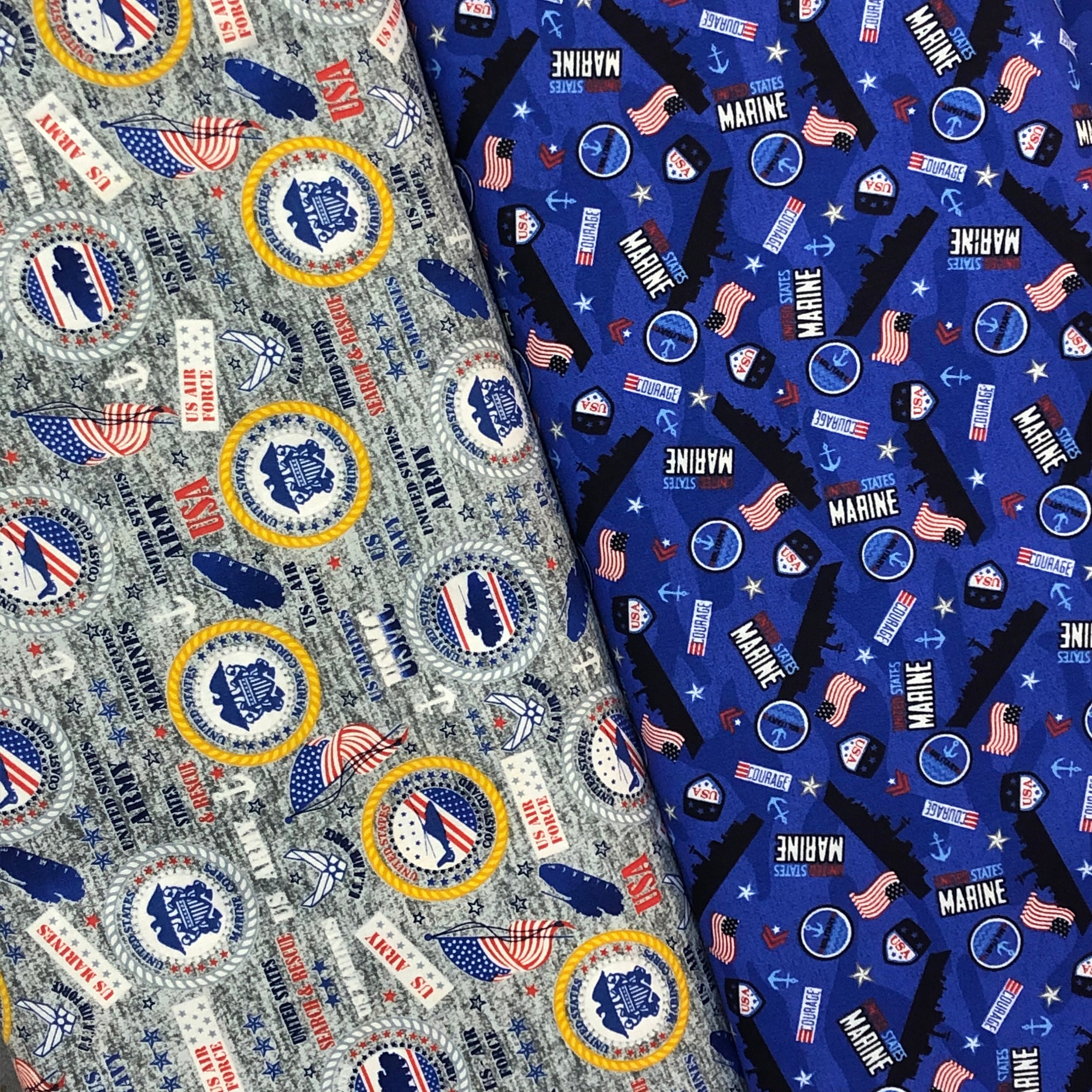 Military fabric US Navy Marines Airforce Army camouflage Etsy