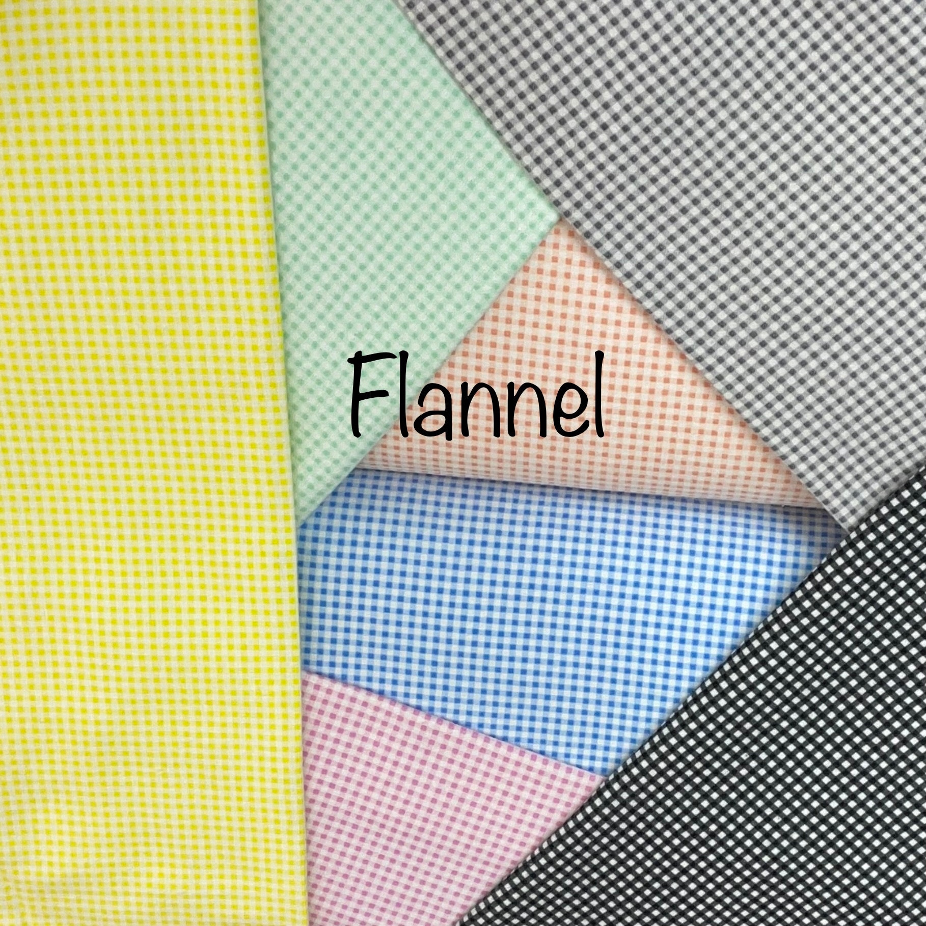 Orange and Yellow Check Fabric 