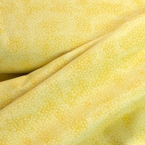 Yellow FLANNEL, soft quilt blanket fabric, speckled white yellow, boy girl fabric, quilt blanket fabric, sold by the yard