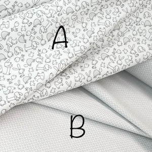 Doodle Baby Flannel by Benartex 13223F-09 tossed animals, 13229F-08 Dream geo light gray soft flannel, baby blanket flannel