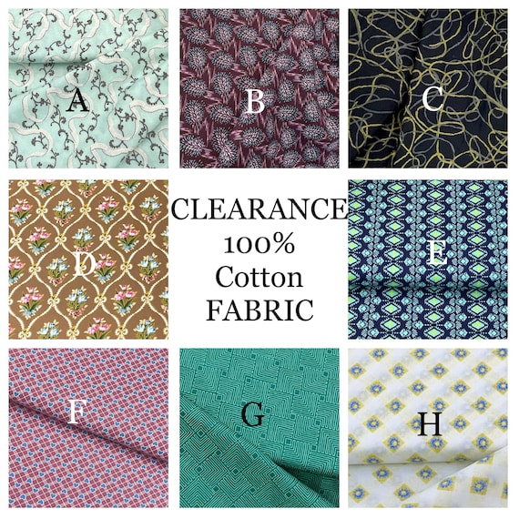 Clearance Cotton Quilt Craft Fabric 100 Percent Sold Australia - Clearance Home Decor Fabric Clearance Cotton Quilt Craft Fabric 100 Percent Sold Australia - Clearance Home Decor Fabric