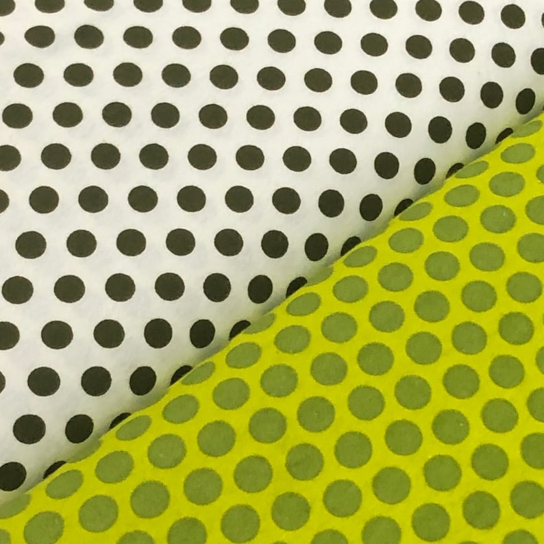 Polka dot green, white, cotton flannel quilting fabric, top quality, by the yard, by Diamond textiles, Holiday fabric, dot to dot image 5