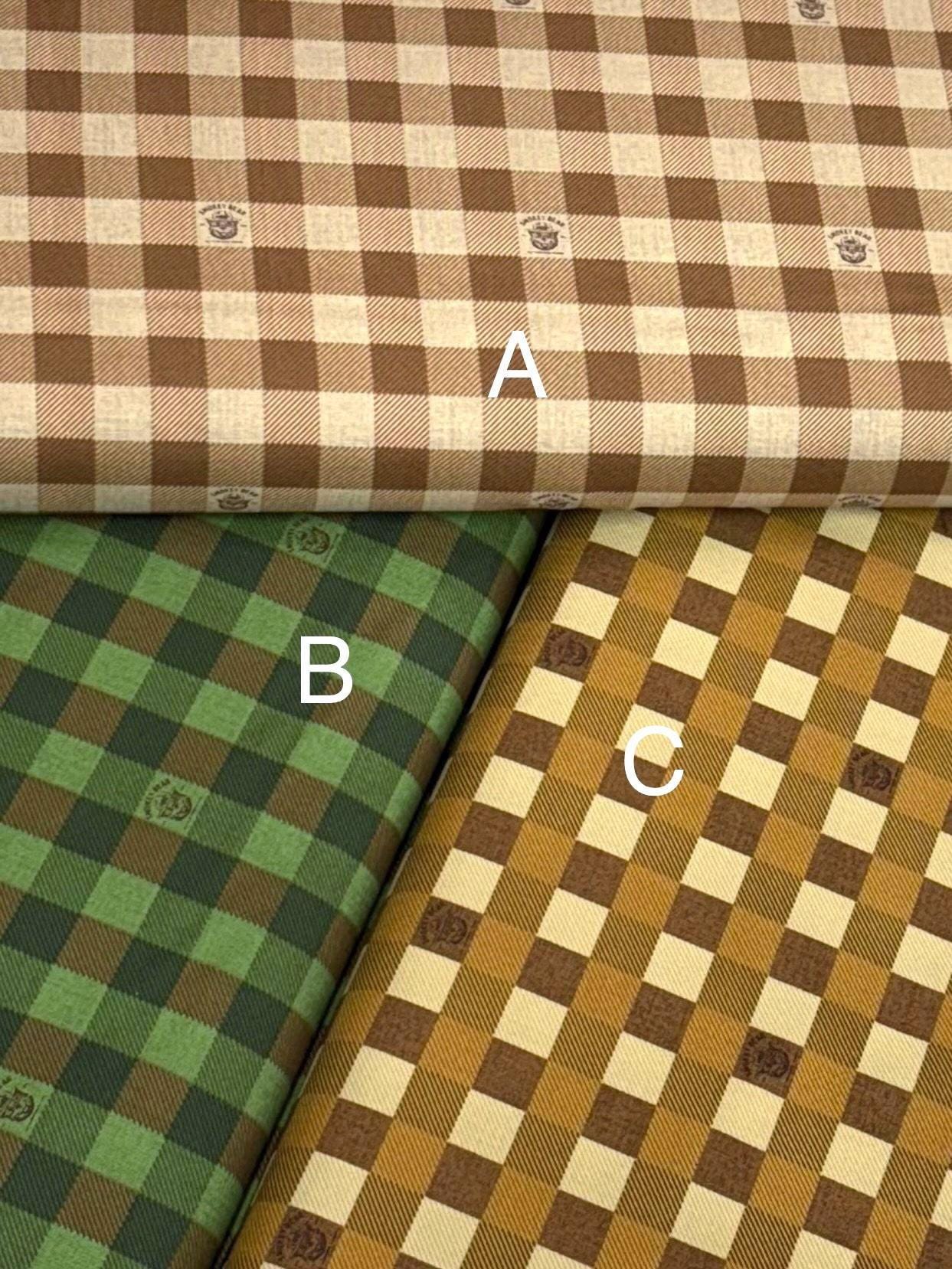 Friends of Smokey Bear fabric, prevent wildfires, brown grass sienna Wildfire Prevention Quilting Cotton Fabric, Licensed, by Riley Blake