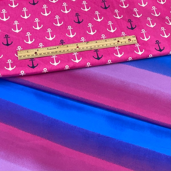 Nautical Fabric by the Yard Etsy