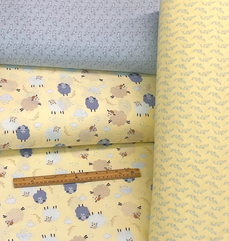 Sweet Dreams Sheep Flannel by Kanvas Studio With Benartex Etsy