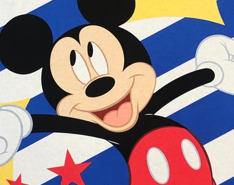 USA ビンテージ ディズニー ミッキーマウス ミニー　ベッドキルト キャンプ USA ビンテージ ディズニー ミッキーマウス ミニー ベッドキルト