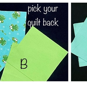 Frog Ladybug Rag Quilt Kit, 72 Square Blocks 7