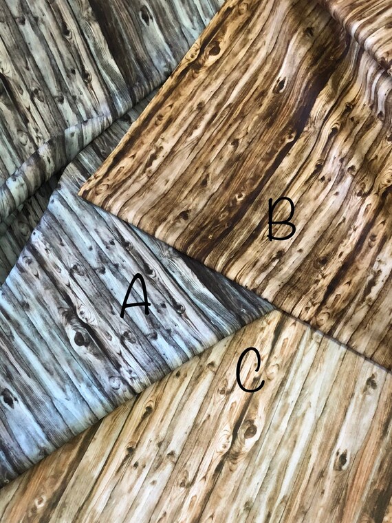 Wood Grain Fabric Barn Wood Hold Your Horses By Riely Etsy