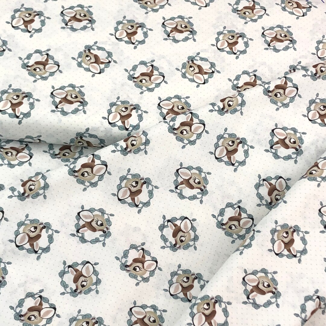 Bambi Disney Cotton Fabric, Springs Creative, Sweet Bambi, Swaddling