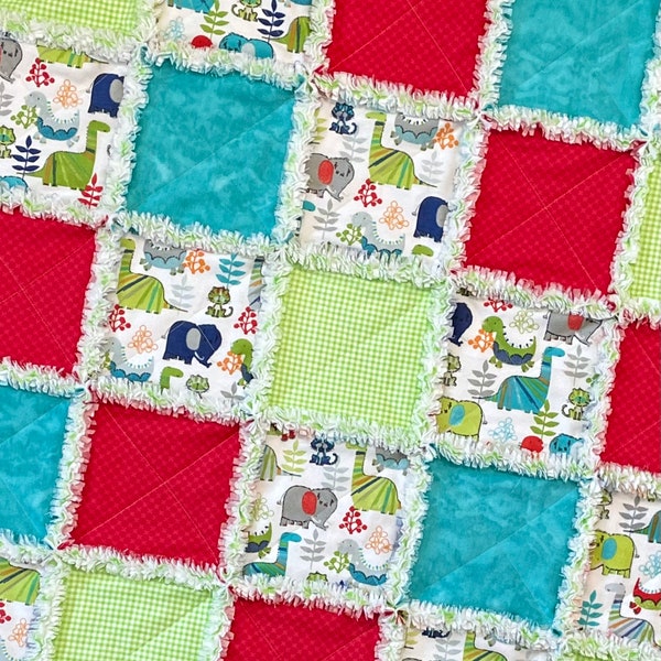 Baby Boy Quilt Kit Farm Etsy UK