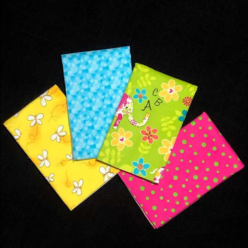 Baby Elephant 1/2 yard fabric bundle FLANNEL flowers | Etsy