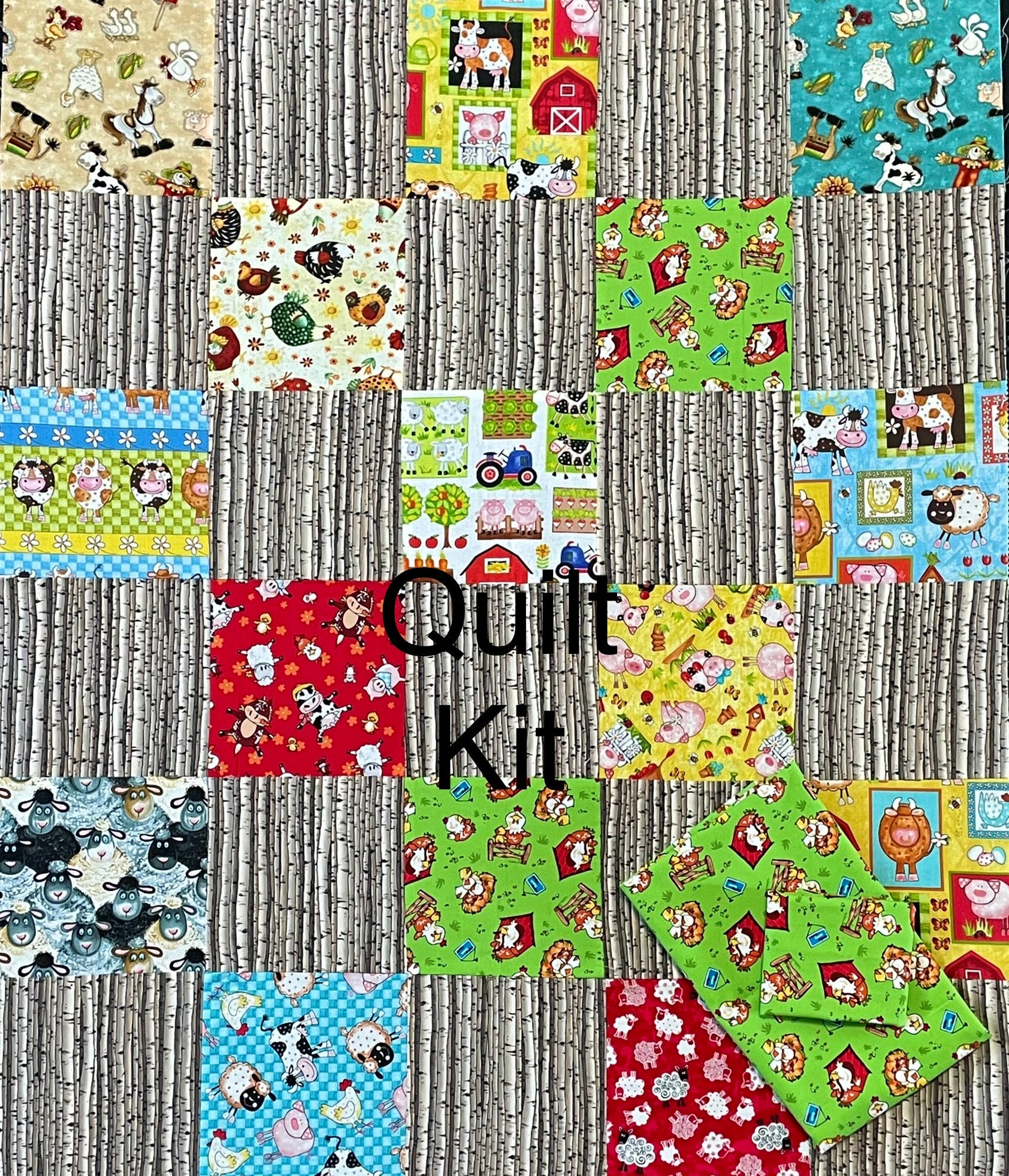 animal quilt kits