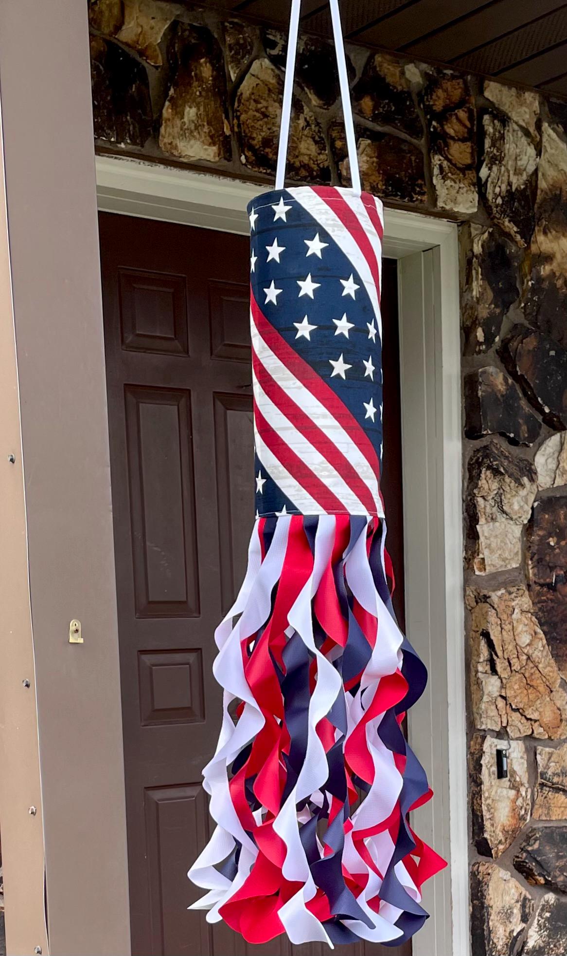 Bunbing De Tourbillon Suspendu - Décorations Américaines De Fête Patriotique - Butin De Suspension Rouge, Blanc Et Bleu, Drapeaux Américains, États-unis 4 Juillet Jour De L'indépendance, Thanksgiving