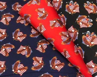 SALE Patriotic independence 4th of July, red white blue, motorcycle American flag freedom, Bald Eagle  red navy black, stars stripes,liberty