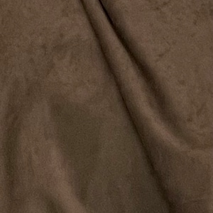Suede, brown or rust suede Fabric - Sold By The Yard - 58&quot;-60&quot; by the yard, apparel, upholstery, quilting, Faux Micro, polyester, washable