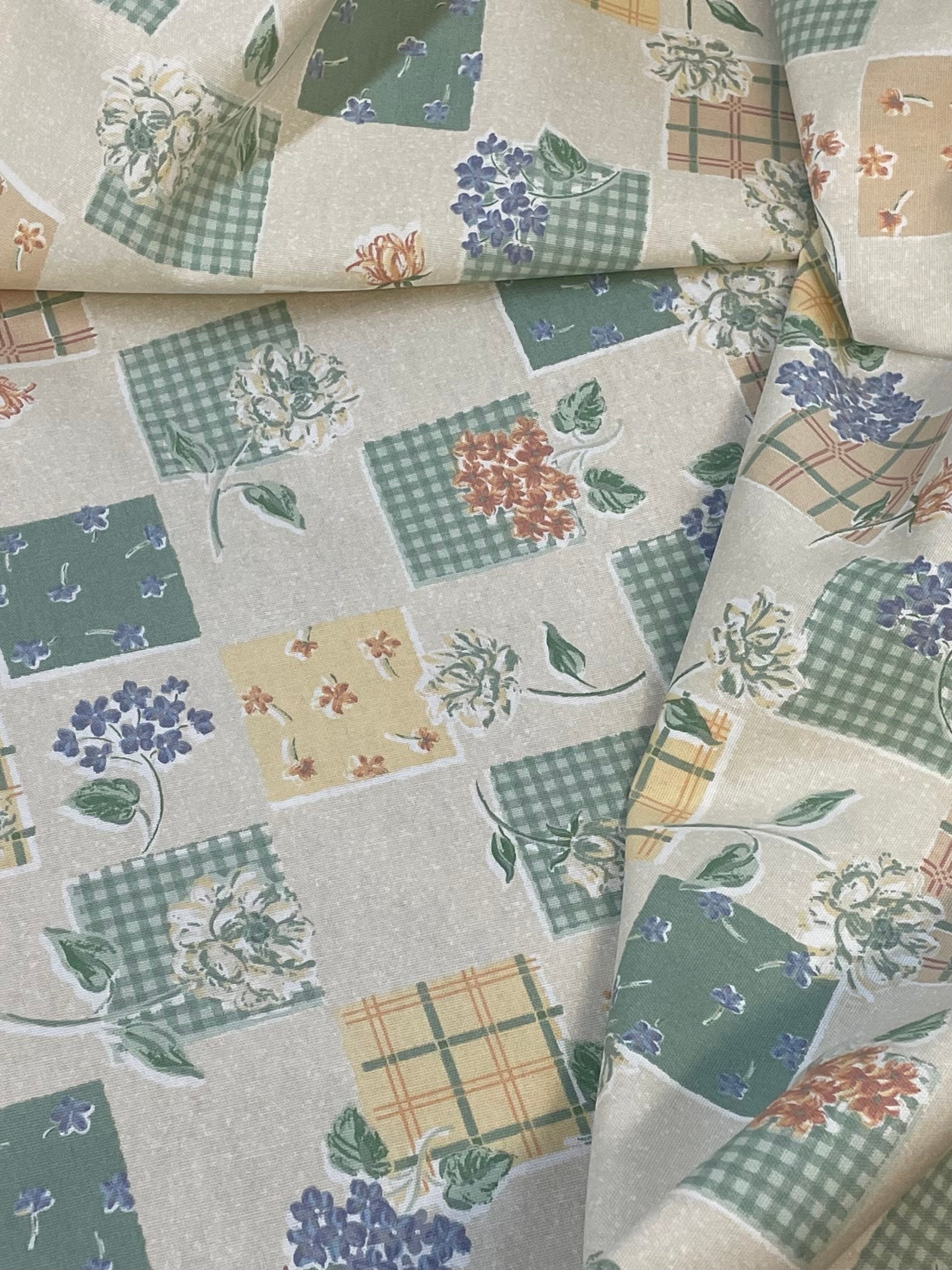 Canvas Twill Duck Fabric Designers Choice, Yellow Green Blue