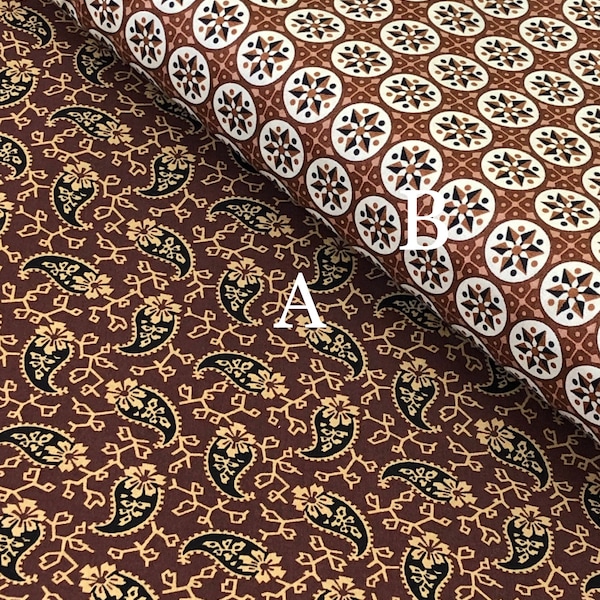 Paisley  star brown cotton fabric, Thoroughbreds by Andover,fabric, Country harvest, cowboy western rodeo quilting quality, sold by the yard