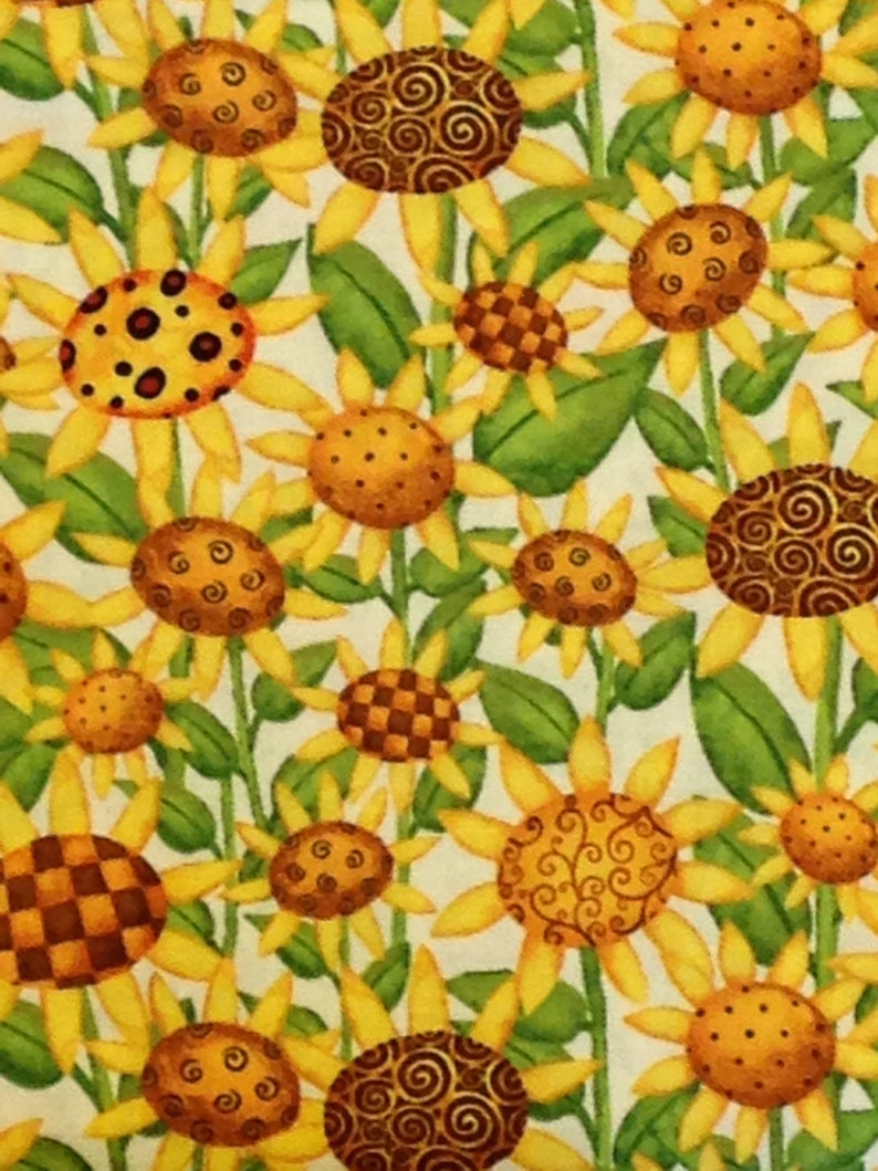 Sunflower Teddy bear baby blanket QUILT KIT yellow blue Etsy