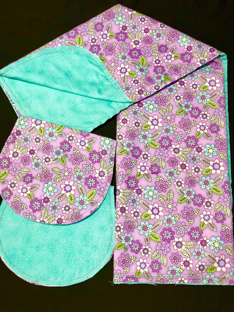 top quality fabric polka dot Hemstitch airplane Receiving blanket /& 2 burp cloths crochet flannel red green baby boy gift blue