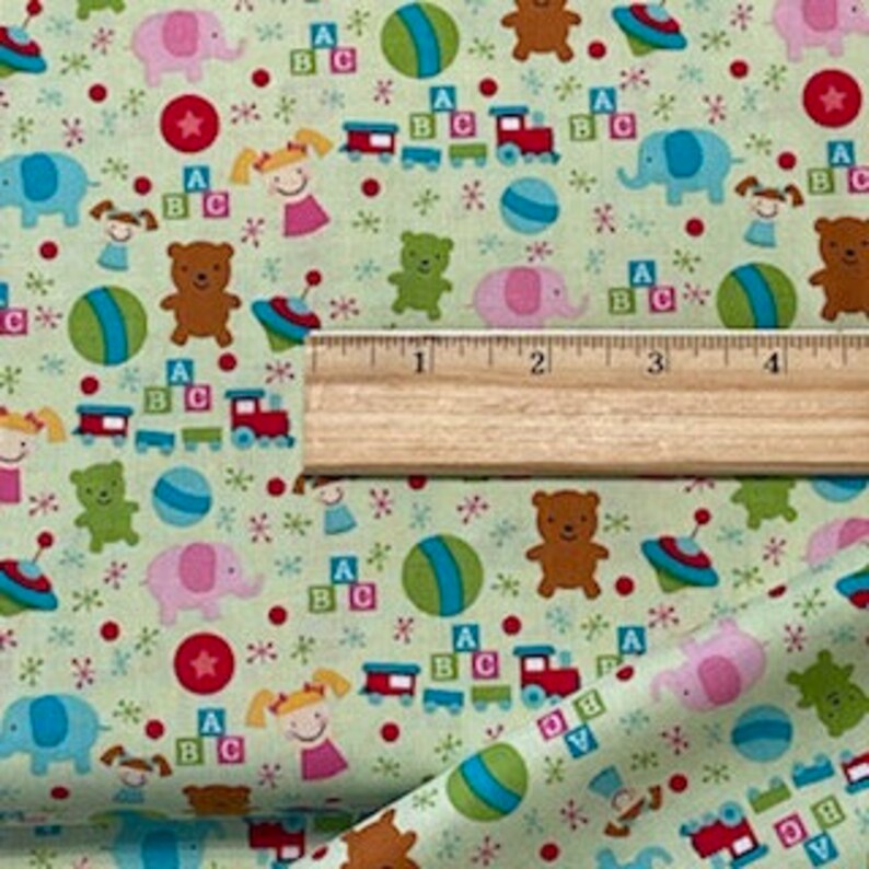 Children Clearance Cotton Quilt Fabric 100 Percent Cotton Etsy