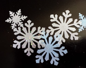 24 Assorted Edible Snowflakes