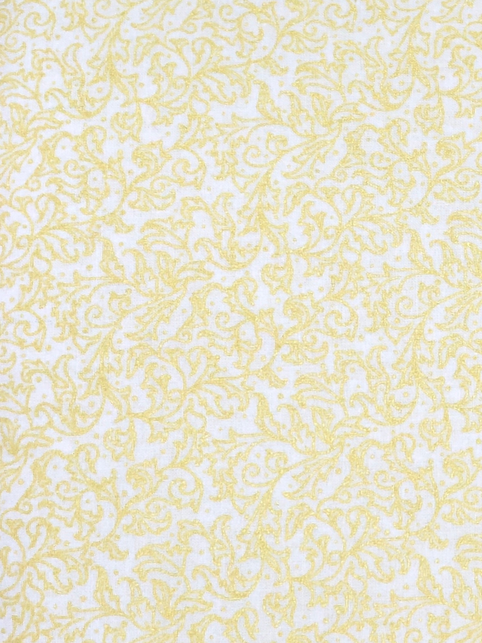 Metallic Swirl Gold Fabric Holiday White Gold Fabric SPARKLE Etsy