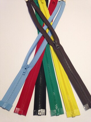 KGS Cerniere In Nylon, 20 Pezzi Colorati Assortiti - 50,8 Cm, Per Cucito E Fai Da Te