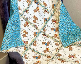 ハニービーベア プレシャスモーメンツ ベビーラグキルト、3層