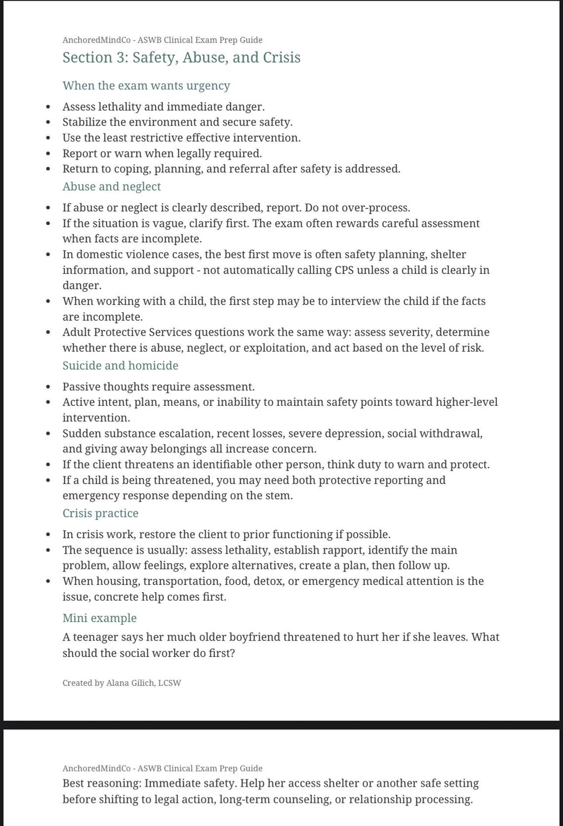 ASWB Clinical Exam Prep Guide UPDATED for 2026 | Lcsw/msw Study Guide ...