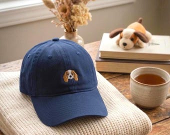 Cavalier King Charles Spaniel Embroidered Hat, Blenheim