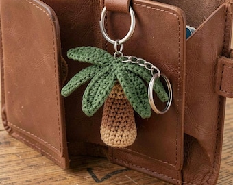 Gehaakte sleutelhanger dadelpalm, accessoire Egyptische woestijn