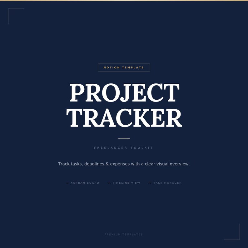 Notion Project Tracker Template | Freelancer Project Management | Task ...