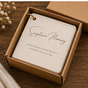Schrift Memory Karten | Bibelvers Auswendiglernen, christliche Ermutigung