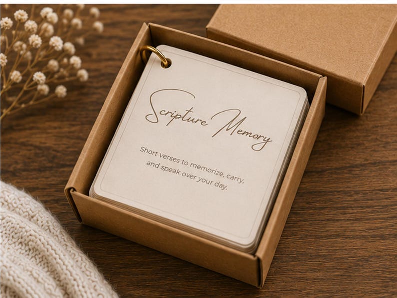 Scripture Memory Cards | Bible Verse Memorization, Christian ...