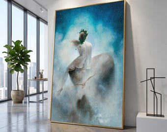 Karl Wilhelm Diefenbach (deutsch, 1851–1913) – Die Sterne befragen