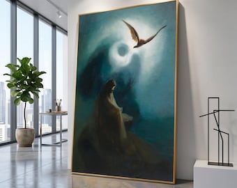 Karl Wilhelm Diefenbach (Deutsch, 1851 – 1913) – Märtyrer und Gekreuzigter, Sohn Helios