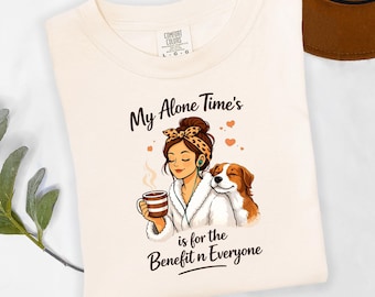 Mother's Day Dog Mom Coffee Lover Shirt, Funny Puppy Mom Gift, Pet Mom Mothers Day Tee