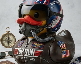 Conjunto de figuras de patos pilotos de aviación, patitos de goma de estilo vintage inspirados en la aviación, decoración de escritorio coleccionable, regalo único para los aficionados a la aviación.